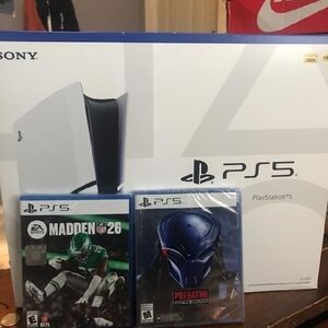 Sony PS5 Console with Dual Game Pack - White